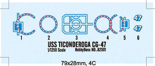 Maquette Hobby Boss USS Princeton CG-59 – Échelle 1/1250 – Kit En Plastique à Monter – Modélisme Naval