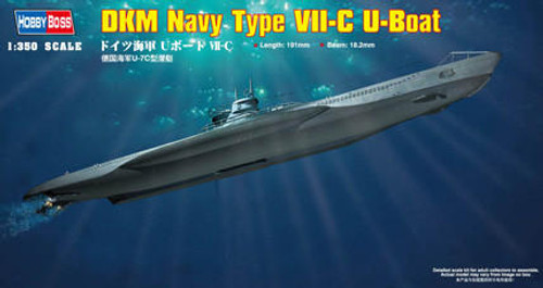 HBB83505 HobbyBoss 1/350 DKM Navy Type VIIC U-Boat - HY83505  MMD Squadron