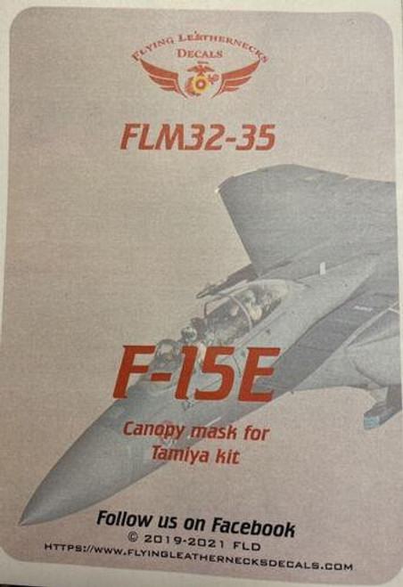 FLN-M32-35 1/32 Flying Leathernecks F-15E canopy/wheel mask for Tamiya  MMD Squadron FLN-M32-35 1/32 Flying Leathernecks F-15E canopy/wheel mask for Tamiya  MMD Squadron