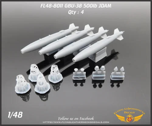 FLN-48-8011 1/48 Flying Leathernecks GBU-38 500lb JDAM MMD Squadron