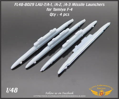 FLN-48-8029 1/48 Flying Leathernecks LAU-7/A-1 thru /A-3 for Tamiya F-4B 1969-1975 MMD Squadron FLN-48-8029 1/48 Flying Leathernecks LAU-7/A-1 thru /A-3 for Tamiya F-4B 1969-1975 MMD Squadron