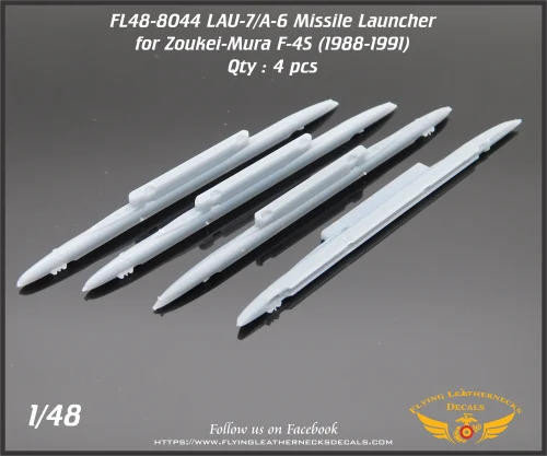 FLN-48-8044 1/48 Flying Leathernecks LAU-7/A-6 Missile Launcher 1988-1991 for ZM F-4S MMD Squadron FLN-48-8044 1/48 Flying Leathernecks LAU-7/A-6 Missile Launcher 1988-1991 for ZM F-4S MMD Squadron