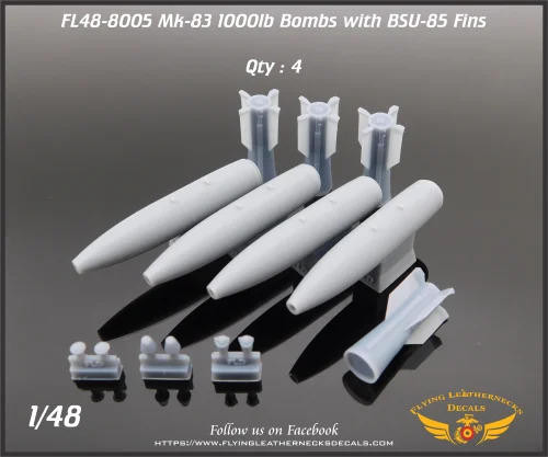 1/48 Flying Leathernecks Mk-83 / BLU-110A/B with BSU-85 Fin
