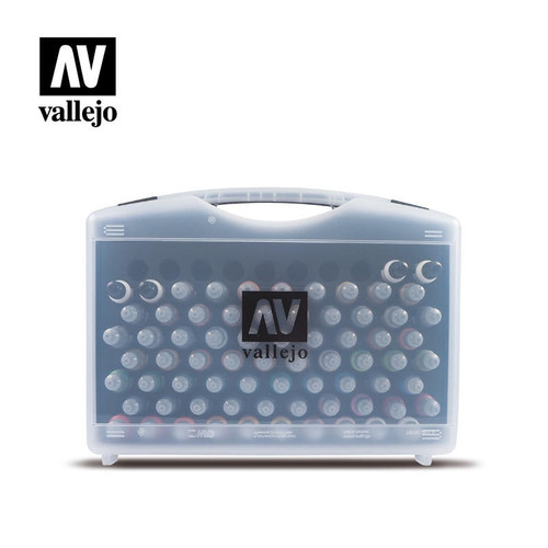 Vallejo Model Air Paint Set in Plastic Storage Case (72 Colors