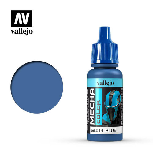 VJ69019 Vallejo Paint 17ml Bottle Blue Mecha Color MMD Squadron