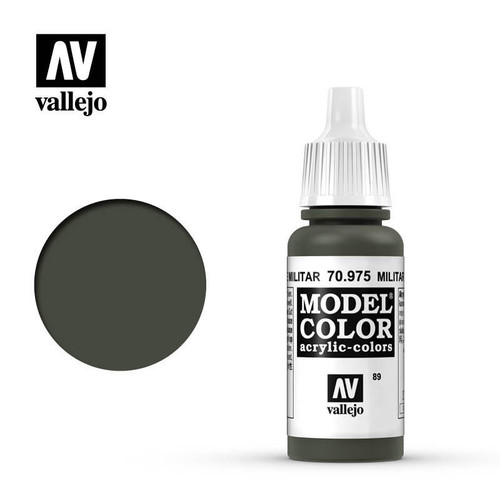 VJ70975 Vallejo Paint 17ml Bottle Military Green Model Color MMD Squadron VJ70975 Vallejo Paint 17ml Bottle Military Green Model Color MMD Squadron