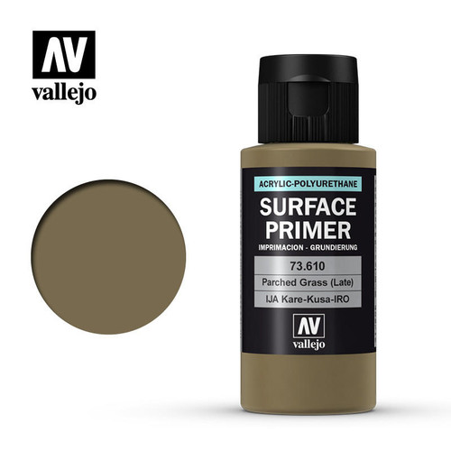 VJ73610 Vallejo Paint 60ml Bottle IJA Parched Grass Late Surface Primer MMD Squadron