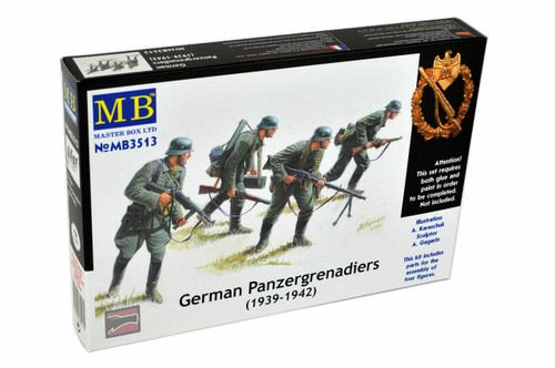 MBL03513 1/35 Master Box German panzergrenadiers 1939-1942 MMD Squadron