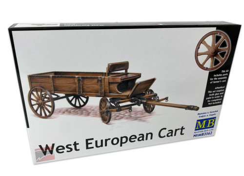 MBL03562 1/35 Master Box West European Cart Plastic Model Kit MMD Squadron