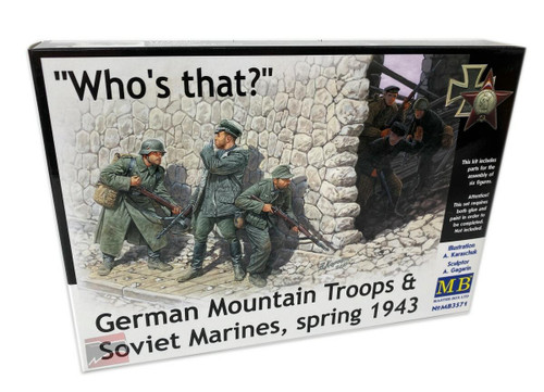 MBL03571 1/35 Master Box Whos that? German Mountain Troops and Soviet Marines, spring 1943 MMD Squadron
