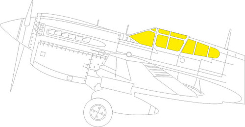 EDUJX276 1/32 Eduard Mask P-40M TFace for Trumpeter MMD Squadron