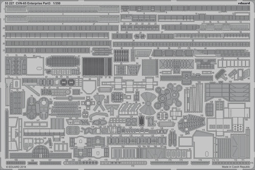 EDU53227 1/350 Eduard CVN65 Enterprise Pt.3 for TAM 53227 MMD Squadron