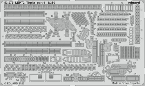 EDU53279 1/350 Eduard Tirpitz Part 1 for TRP 53279 MMD Squadron