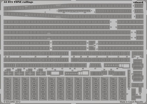 EDU53075 1/350 Eduard Tone Railings for TAM 53075 MMD Squadron