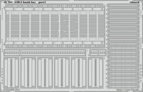 EDU48764 1/48 Eduard A3D2 Bomb Bay for TRP  MMD Squadron