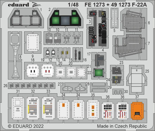 EDU491273 1/48 Eduard F22A for ILoveKit Pre-Painted MMD Squadron