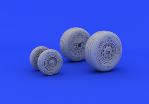 EDU648253 1/48 Eduard F-4J Wheels for Academy Resin MMD Squadron