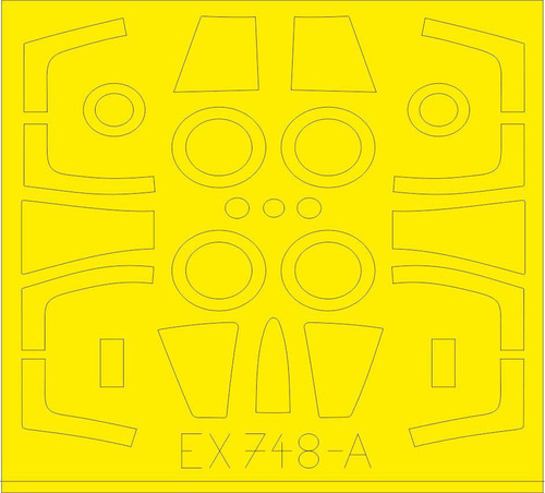 EDUEX748 1/48 Eduard Mask F-104DJ TFace for KIN_ EX748 MMD Squadron