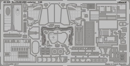 EDU48926 1/48 Eduard Su25UB/UBK Exterior for SME 48926 MMD Squadron