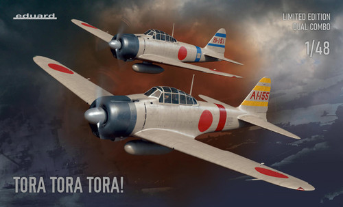 EDU11155 1/48 WWII A-6M2 Zero Type 21 Japanese Fighter over Pearl Harbor Dual Combo (Plastic Kit)  MMD Squadron