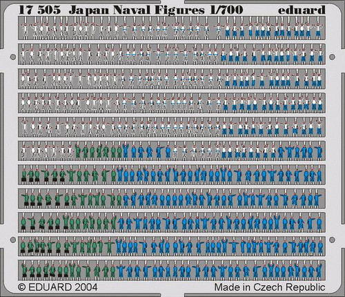 EDU17505 1/700 Eduard IJN Figures (Pre-Painted) 17505 MMD Squadron