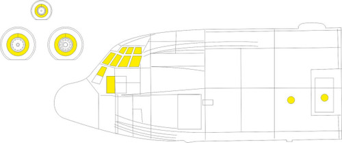 EDUCX617 1/72 Eduard Mask C130J30 for ZVE  MMD Squadron