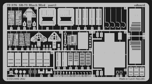 EDU72376 1/72 Eduard SR71 for ITL  MMD Squadron