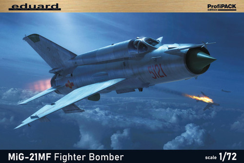 EDU70142 1/72 MiG21MF Fighter/Bomber (Profi-Pack Plastic Kit)  MMD Squadron