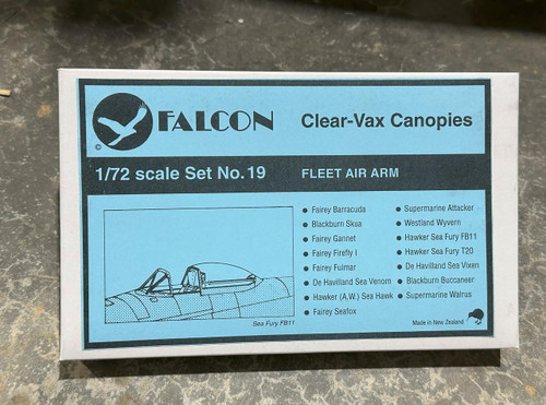 FAL72019 1/72 Falcon Canopies Set Fleet Air Arm  MMD Squadron