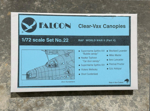 FAL72022 1/72 Falcon Canopies Set RAF World War II (part 4)  MMD Squadron