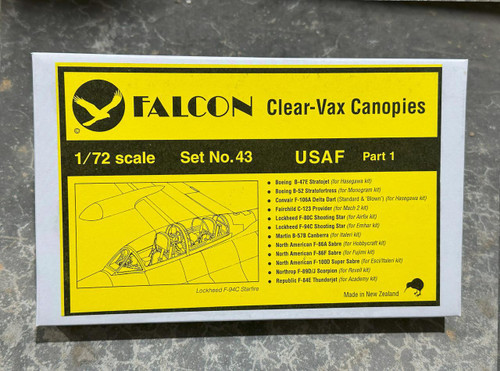 FAL72043 1/72 Falcon Canopies Set USAF (part 1)  MMD Squadron