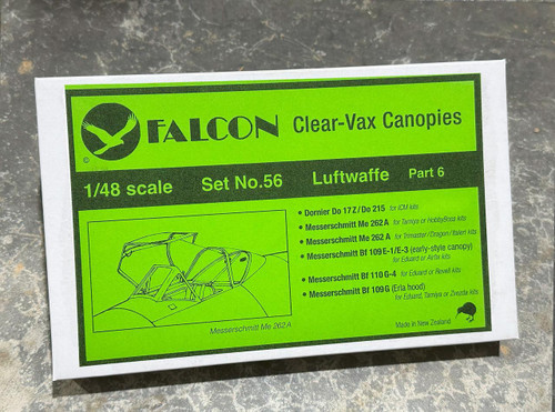 FAL480056 1/48 Falcon Canopies Set Luftwaffe MMD Squadron FAL480056 1/48 Falcon Canopies Set Luftwaffe MMD Squadron