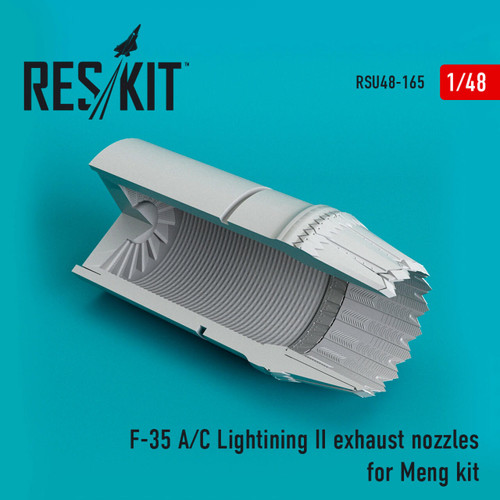 RES-RSU48-0165 1/48 Reskit F-35 A/? Lightining II exhaust nozzles for Meng Kit 1/48 MMD Squadron