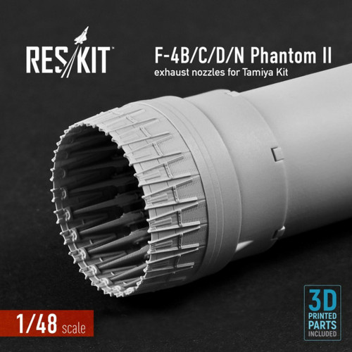 RES-RSU48-0174 1/48 Reskit F-4B/C/D/N Phantom II exhaust nozzles for Tamiya Kit 1/48 MMD Squadron