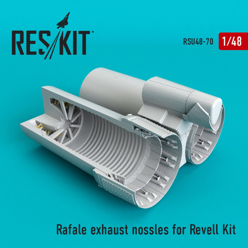 RES-RSU48-0070 1/48 Reskit Rafale exhaust nossles for Revell Kit 1/48 MMD Squadron