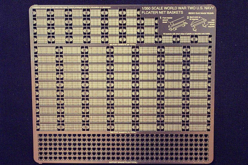1/350 Gold Medal WW2 USN FLOATER NET BASKETS (70 large 30 small)