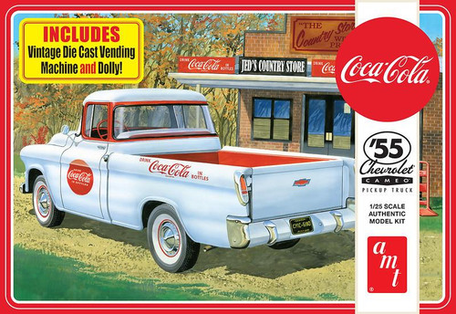 AMT1094 1/25 AMT Coca-Cola 1955 Chevy Cameo Pickup Truck AMT1094 MMD Squadron