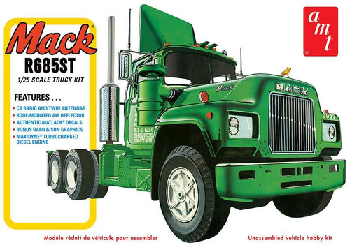 1/25 MPC Mack Heavy Duty DM800 Semi Tractor Cab - Squadron.com