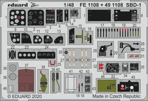 EDUFE1108 EDUFE1108 SBD-1 1/48 MMD Squadron