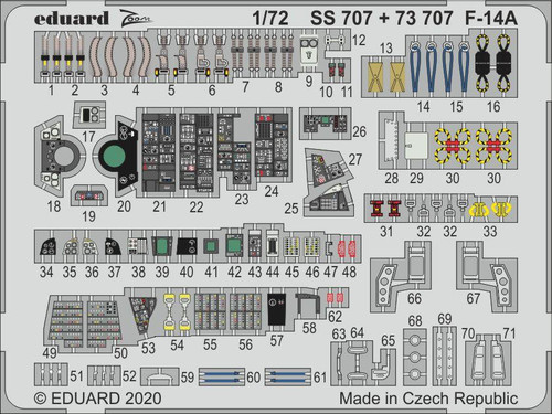 EDUSS707 EDUSS707 F-14A 1/72 MMD Squadron