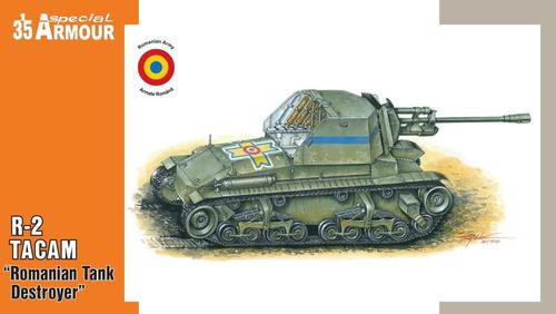 CMK-100-SA35003 1/35 Special Armour R-2 TACAM Romanian Tank Destroyer Plastic Model Kit MMD Squadron