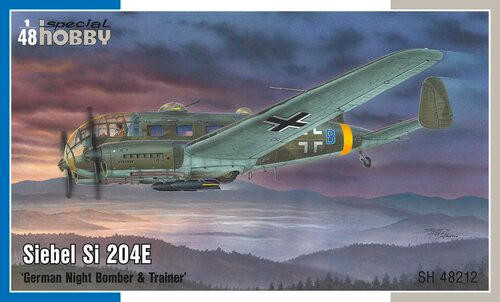 CMK-100-SH48212 1/48 Special Hobby Siebel Si 204E German Night Bomber and Trainer Plastic Model Kit MMD Squadron