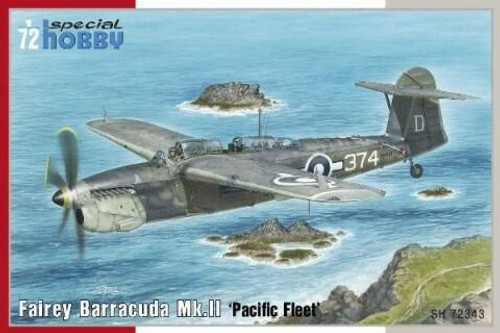 CMK-100-SH72343 1/72 Special Hobby Fairey Barracuda MkII Pacific Fleet Plastic Model Kit MMD Squadron