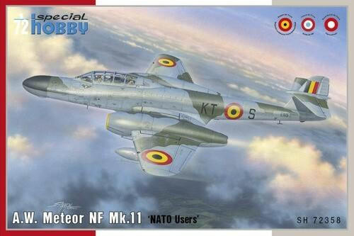 CMK-100-SH72358 1/72 Special Hobby AW Meteor NF Mk.11 Plastic Model Kit MMD Squadron