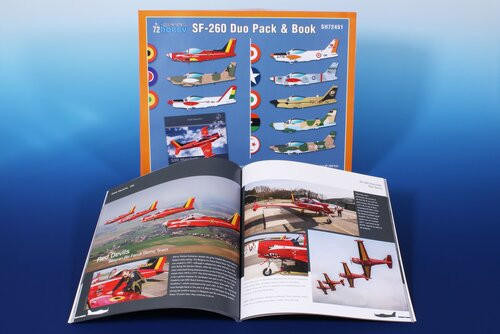 1/72 Special Hobby SIAI-Marchetti SF-260 Duo Pack & Book Plastic Model Kit