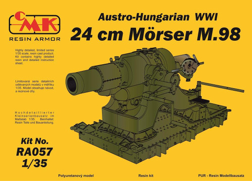 CMK-129-RA057 1/35 CMK Austro-Hungarian WWI 24 cm Morser M.98 1/35 Resin MMD Squadron