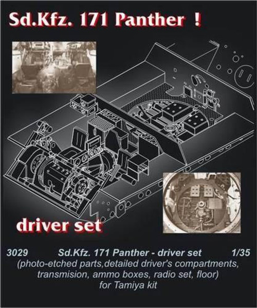 CMK-129-3029 1/35 CMK PzV Panther - drivers set for TAM 1/35 Resin MMD Squadron