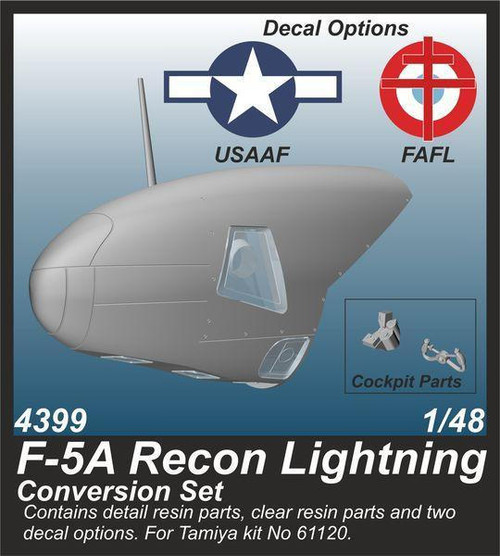 CMK-129-4399 1/48 CMK F-5A Recon Lightning Conversion Set Resin MMD Squadron