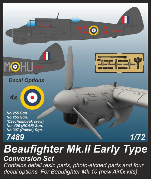 CMK-129-7489 1/72 CMK Beaufighter MkII Early Type Conversion set Resin MMD Squadron