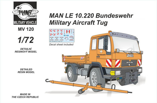 CMK-129-MV120 1/72 CMK MAN LE 10.220 Bundeswehr Military Aircraft Tug  All Resin Kit Resin MMD Squadron